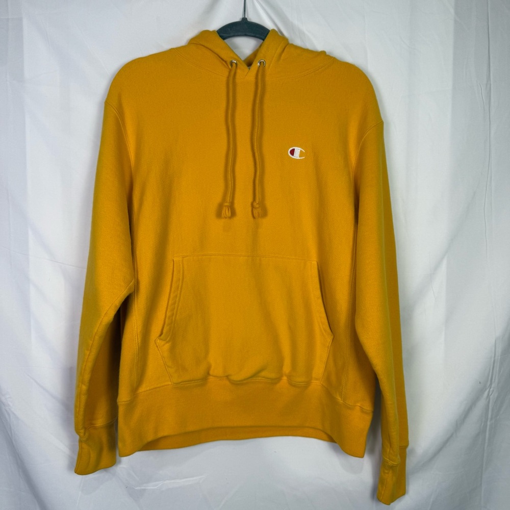 CHAMPION GOLDEN YELLOW HOODIE